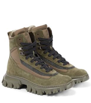 推荐Embellished suede hiking boots商品