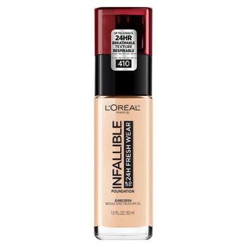 L'Oreal Paris | 24 Hour Fresh Wear Foundation, Lightweight商品图片,第2件5折, 满免