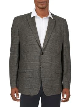推荐Lane Mens Wool Classic Fit Two-Button Blazer商品