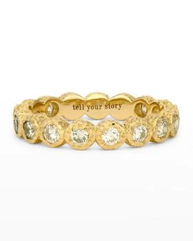 Three Stories Jewelry | 14k Yellow Gold Diamond Band Ring,商家Neiman Marcus,价格¥33040