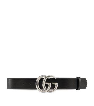 美国gucci皮带, Gucci | Leather GG Marmont Belt商品图片 