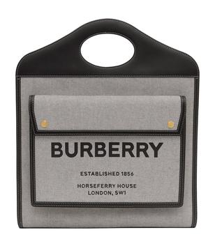 美国burberry tote, Burberry | Medium Horseferry Pocket Top-Handle Bag商品图片 