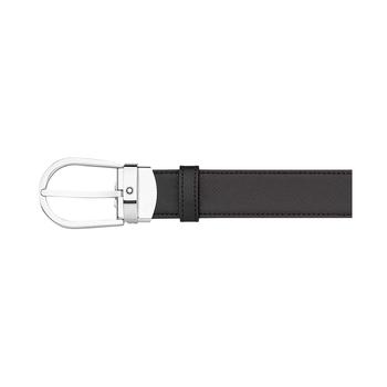 MontBlanc | Men's Reversible Saffiano Leather Belt商品图片,