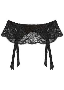 商品Simone Pérèle | Eden black lace suspender belt,商家Harvey Nichols,价格¥448图片