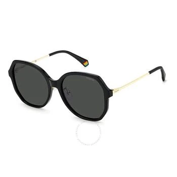 Polaroid | Polarized Grey Butterfly Ladies Sunglasses PLD 6177/G/S 0807/M9 57 2.4折, 满$200减$10, 满减