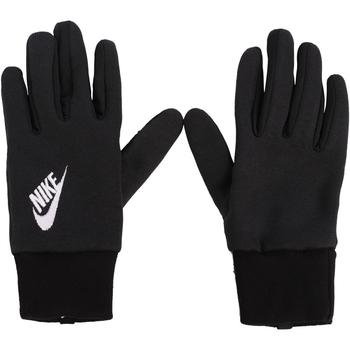 推荐Cotton logo gloves in black商品