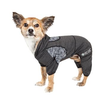 商品Pet Life | Active 'Pawsterity' Performance Two Toned Full Bodied Hoodie,商家Macy's,价格¥444图片
