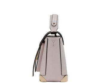 [二手商品] Michael Kors | Michael Kors Manhattan Medium Powder Blush PVC Top Handle Purse Satchel Women's Handbag商品图片,5折