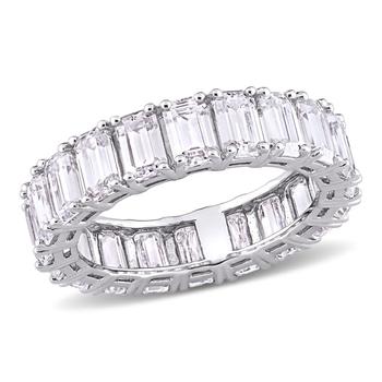 商品Amour | 14k White Gold 6 CT TGW Created White Moissanite Ring,商家Jomashop,价格¥7532图片