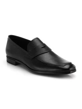 推荐Saffiano Leather Penny Loafers商品