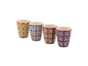 推荐Colour hippy cups set of 4商品