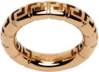 Versace | Gold Greek Key Ring,商家SSENSE,价格¥2502