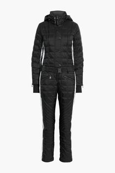 Bogner | Grete striped quilted hooded down ski suit商品图片,4.9折