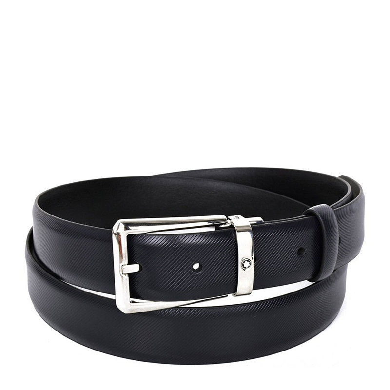 万宝龙腰带正品, MontBlanc | Mont Blanc 万宝龙 男士黑色卡扣腰带 123897商品图片 独家减免邮费