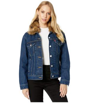 李维斯牛仔外套, Levi's | Ex Boyfriend Faux Fur Collar Trucker商品图片 7.2折