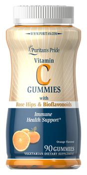 Puritan's Pride | Vitamin C Gummies with Rose Hips & Bioflavonoids商品图片,8.4折