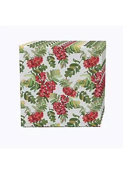商品Fabric Textile Products, Inc. | Napkin Set, 100% Polyester, Set of 4, 18x18", Decorative Red Berries,商家Belk,价格¥225图片