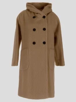 HEVÒ | HEVÒ 女士大衣 SAVAC8312356 棕色,商家Beyond Moda Europa,价格¥3152