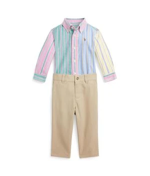 Ralph Lauren | Fun Shirt & Flex Abrasion Pants Set (Infant),商家Zappos,价格¥271