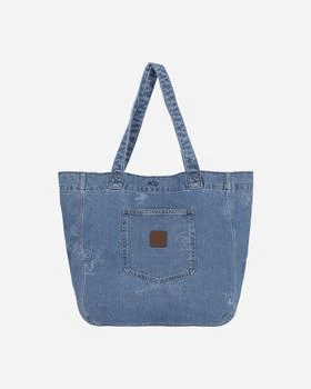 推荐Stamp Tote Bag Blue Bleached商品