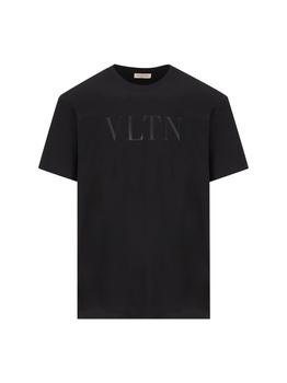 商品Valentino VLTN Logo Printed Crewneck T-Shirt图片