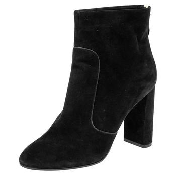 lv长筒靴, [二手商品] Louis Vuitton | Louis Vuitton Black Suede  Ankle Boots Size 38.5商品图片 4.9折, 满1件减$100, 满减