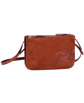 推荐Longchamp Shop-It Borse A Tracolla Burnt Red Women's Crossbody Bag L2071884A29商品