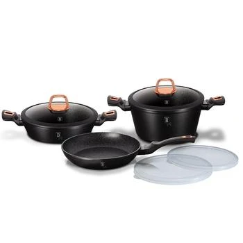 Berlinger Haus | 7-Piece Cookware Set Black Rose Collection,商家Premium Outlets,价格¥429