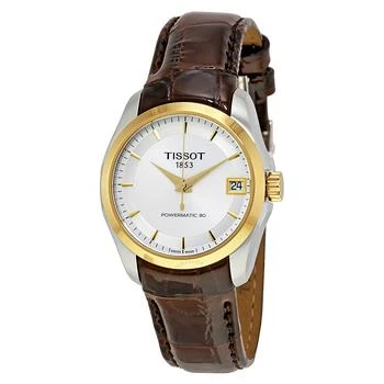 Tissot | Couturier Powermatic 80 Silver Dial Ladies Watch T0352072603100,商家Jomashop,价格¥1554