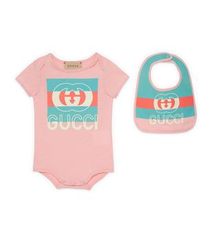 Gucci | Bodysuit, Hat and Bib Gift Set (3-36 Months)商品图片,