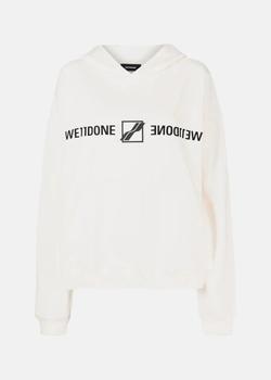 推荐We11done Off-White Logo-Print Hoodie商品