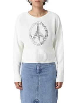 Moschino | Moschino Jeans Embellished Cropped Sweatshirt 7.3折×额外9折, 额外九折