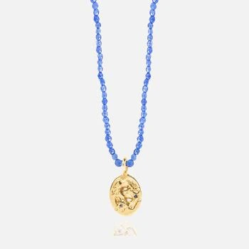 推荐Hermina Athens Women's Sealstone Runner Necklace - Blue商品