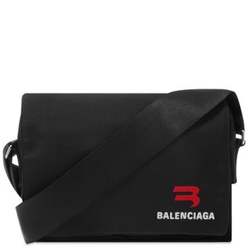 推荐Balenciaga Emroidered Logo Messenger Bag商品