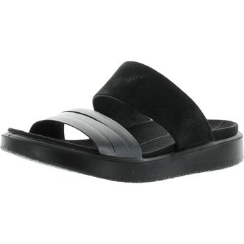 ECCO | ECCO Womens Leather Metallic Slide Sandals商品图片,5.9折