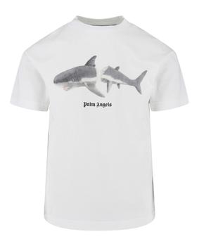 商品Palm Angels | Palm Angels Broken-Shark Crewneck T-Shirt,商家Maison Beyond,价格¥1147图片