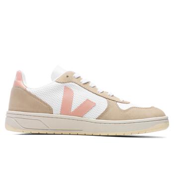 推荐Veja Women's V-10 Alveomesh - White/Bellini/Almond商品