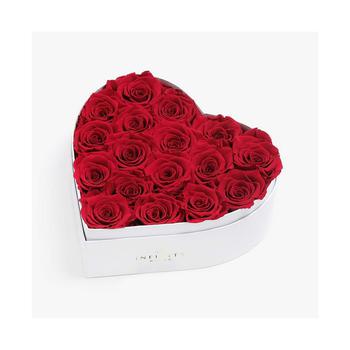 商品Heart Box of 17 Red Real Roses Preserved to Last Over a Year图片