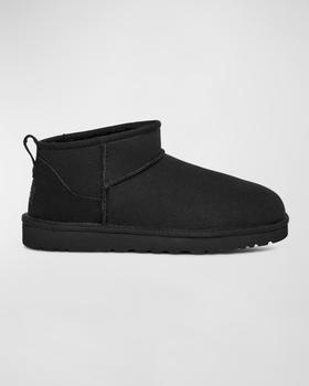 UGG | Men's Classic Ultra Mini Leather Ankle Boots商品图片,