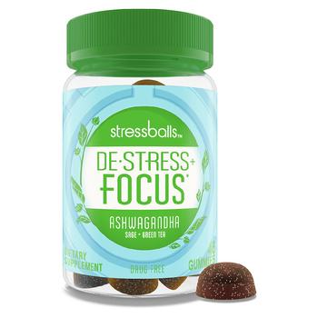商品De-Stress + Focus with Ashwagandha, Sage & Green Tea Herbal Blend图片