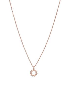 Ted Baker London | Crystal Hoop Pendant Necklace, 18"商品图片,6.8折, 独家减免邮费