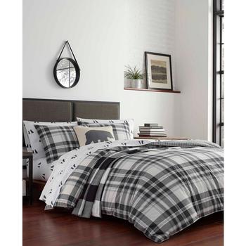 Eddie Bauer评价, Eddie Bauer | Coal Creek Plaid White Reversible 3-Piece Full/Queen Quilt Set商品图片 