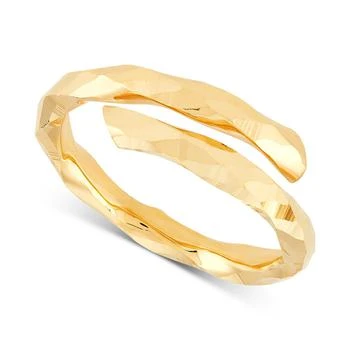 Macy's | Polished Bypass Statement Ring in 10k Gold,商家Macy's,价格¥1162