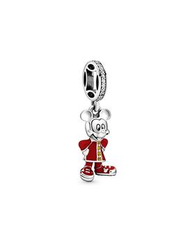PANDORA | PANDORA Silver CZ Disney Mickey Mouse Chinese New Year Dangle Charm商品图片,4.3折