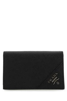 Prada | Black Leather Card Holder,商家Italist HK,价格¥4046