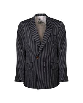 Vivienne Westwood | Vivienne Westwood Single Breasted Striped Blazer商品图片,6.7折, 独家减免邮费