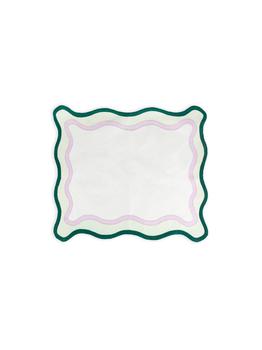 商品Misette | Grid Embroidered Linen Placemats, Set of 4,商家KIRNA ZABÊTE,价格¥1593图片