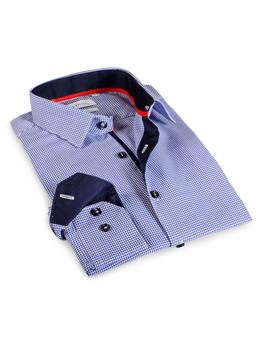 Levinas, Levinas | Contemporary-Fit Houndstooth Dress Shirt商品图片 3.3折