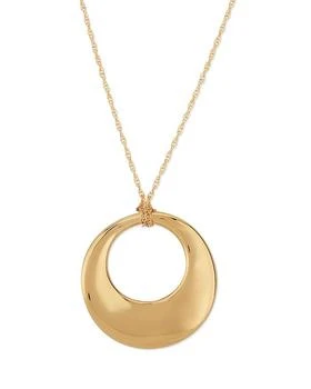 Bloomingdale's | Graduate Circle Pendant Necklace in 14K Yellow Gold, 18" - Exclusive,商家Bloomingdale's,价格¥3727