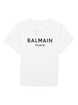 Balmain | Baby's Logo Crewneck T-Shirt商品图片,